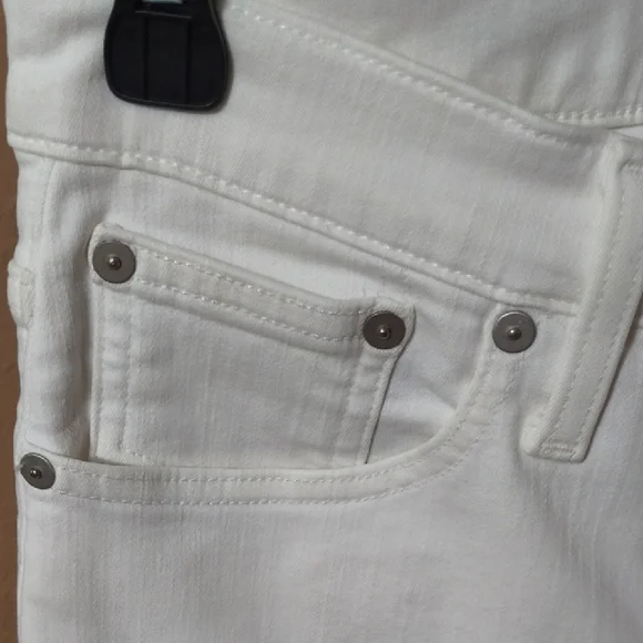 Madewell Women's White Cali Demi-Boot Jeans Size 26 - Picture 3 of 6